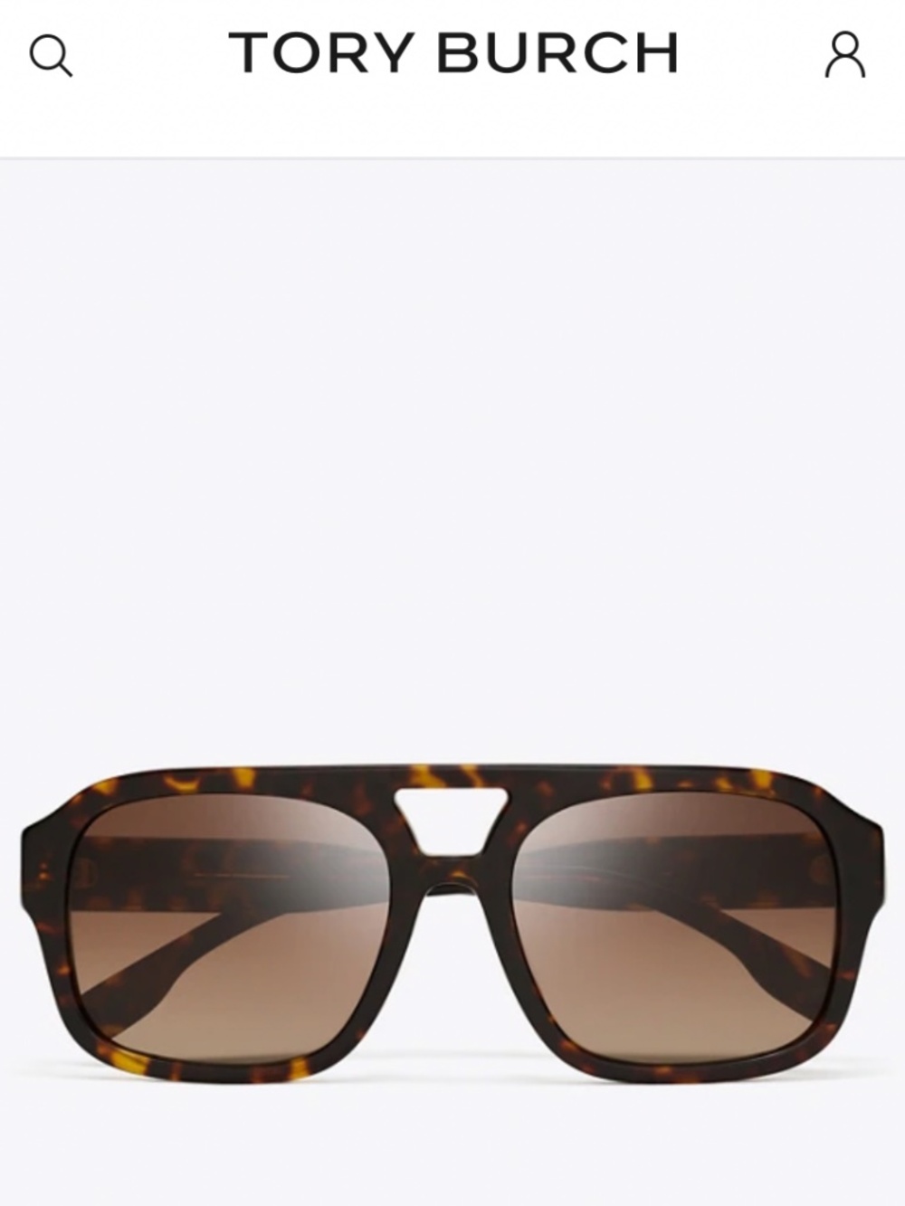 Tory Burch Miller Navigator Women's Sunglasses Tortoise Brown Polarized TY7224U